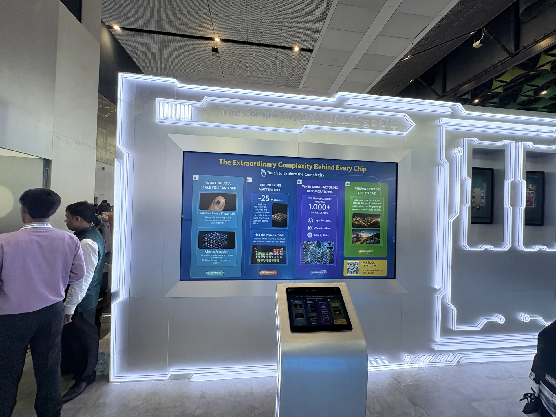 The Extraordinary Complexity Behind Every Chip educational exhibit at SEMICON India 2026